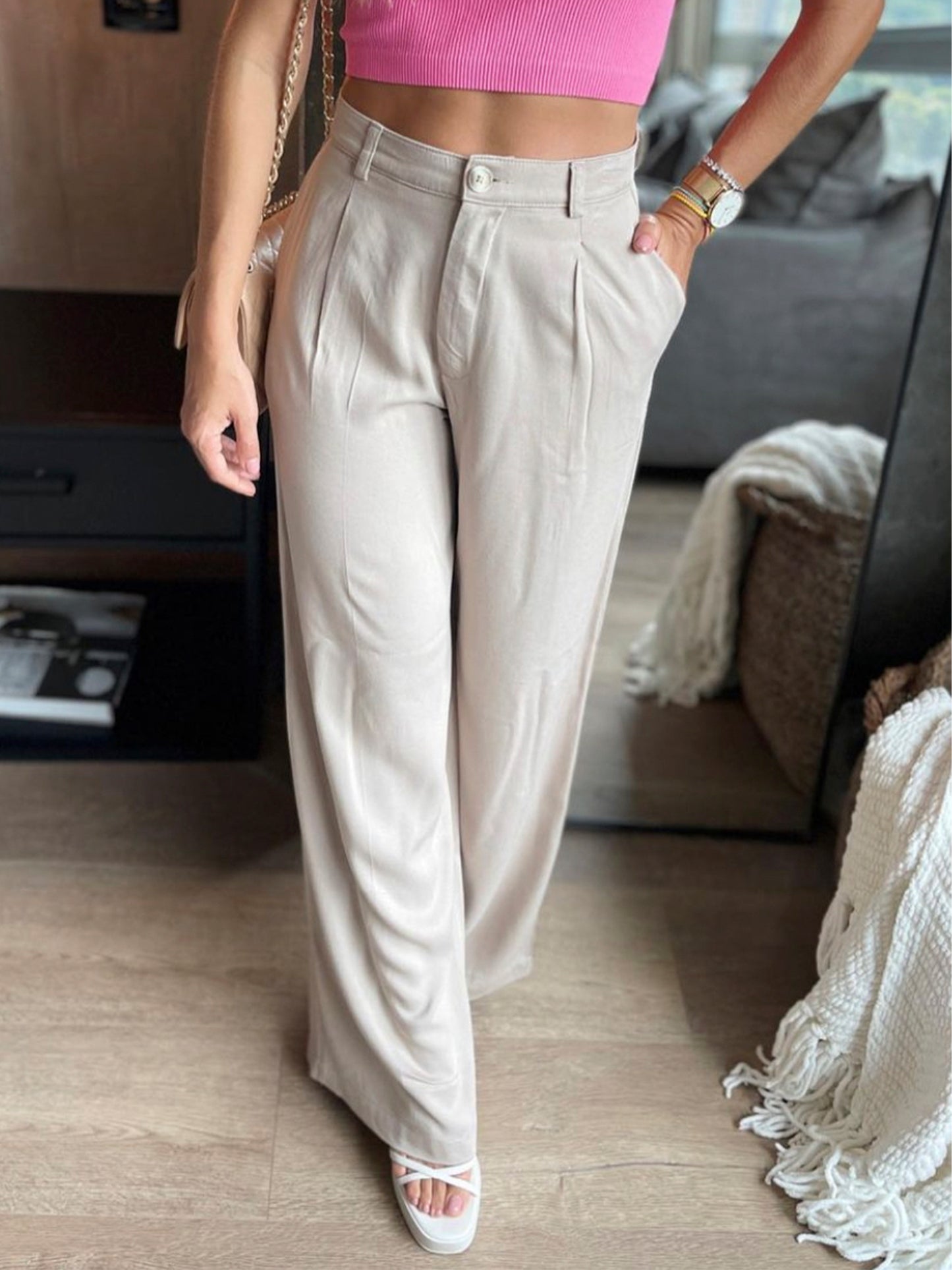 HAPPY Pant beige by Lola